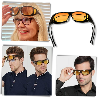 Night driving clarity glasses