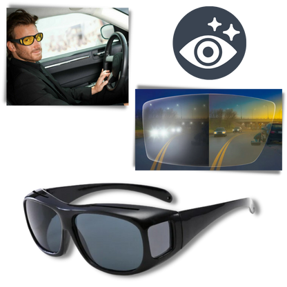 Night driving clarity glasses